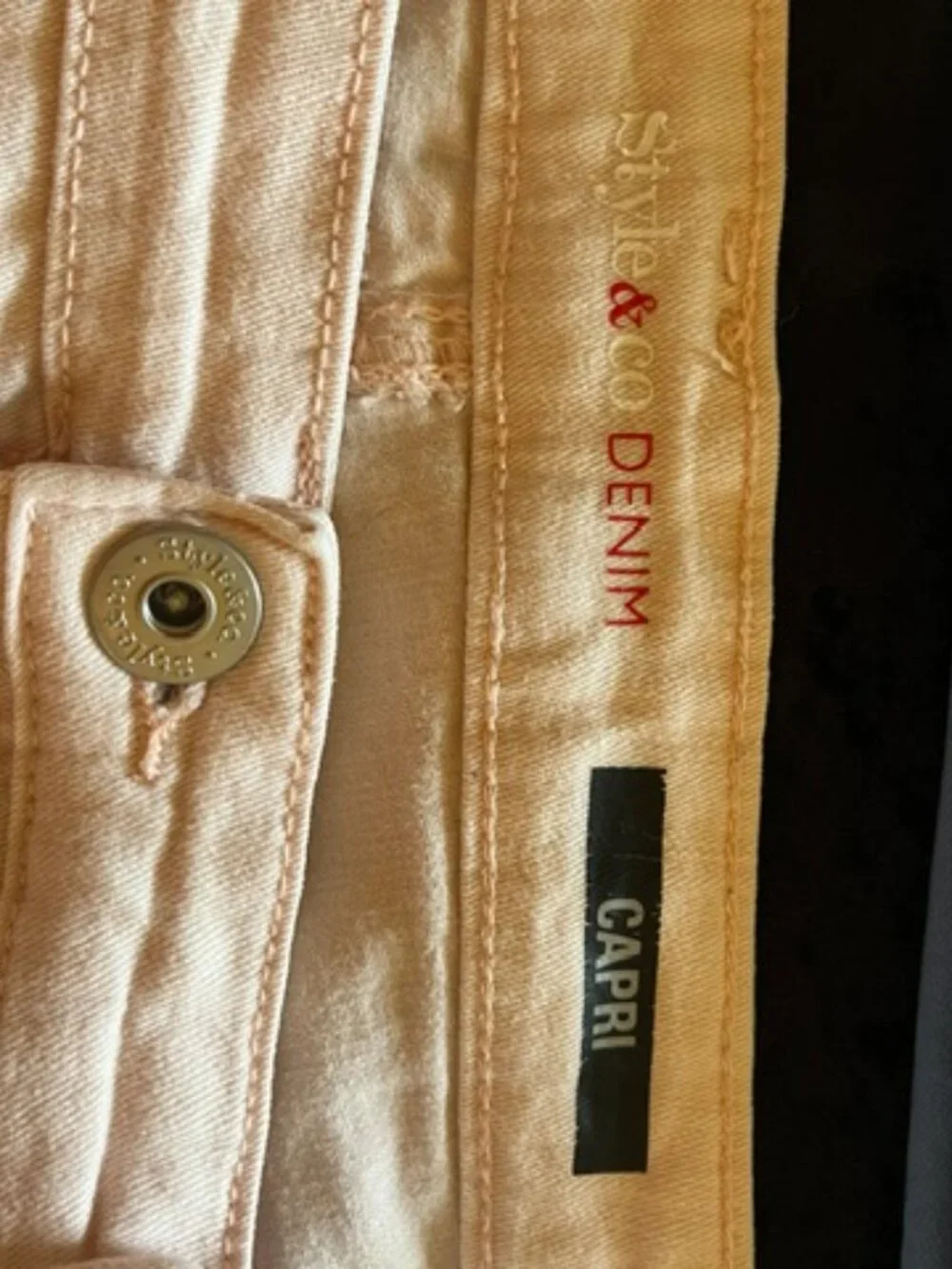Lot of 3 Capri Crop Pants Size L / 14 - Pink Blue Teal Chicos